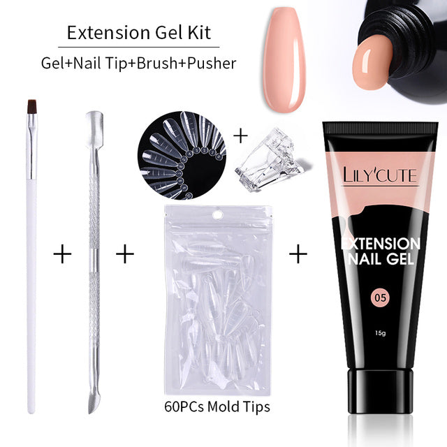 JMT-095242 15ml Nail Extension Gel for UV/LED Application - Acrylic and Natural Nails