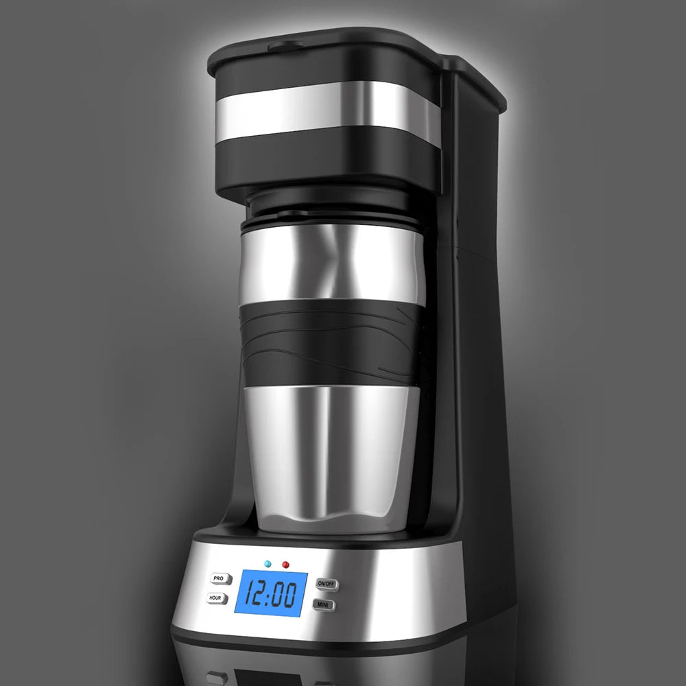 JMT-095370 2-in-1 Electric Coffee Maker with Brew and Drip Functions