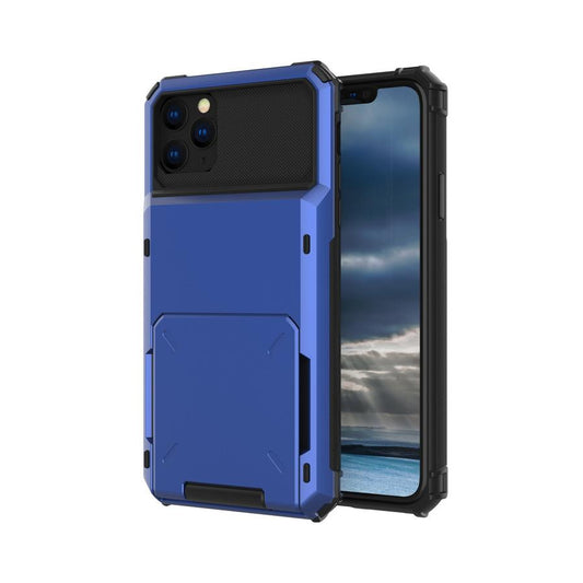 JMT-095626 Two-in-One Flip Card Phone Case for iPhone and Samsung Devices with Drop Protection
