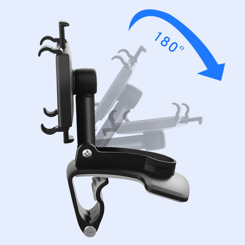 JMT-095946 Multi-Function Car Phone Holder for Dashboard, Rearview Mirror, and Sun Visor - Compatible with 3-7 Inch Devices