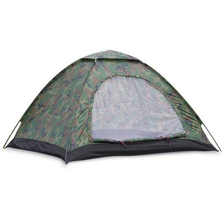 JMT-095946 Outdoor Camouflage Double Layer Tourist Tent for Camping Adventures