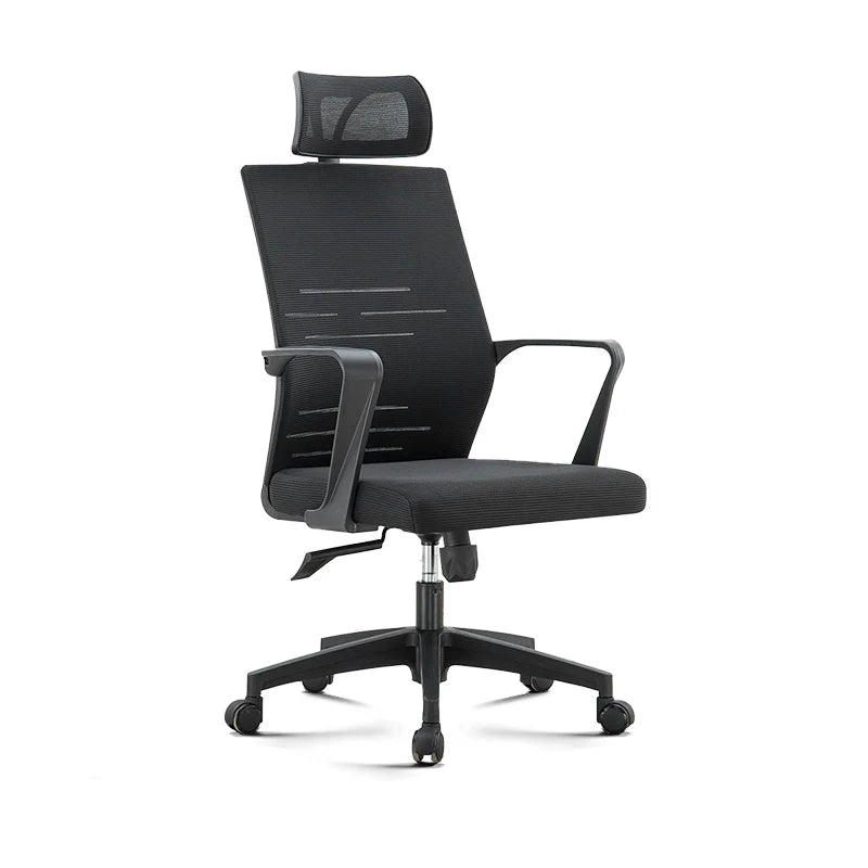 JMT-096010 High Back Mesh Office Chair with Adjustable Headrest and Rotatable Base