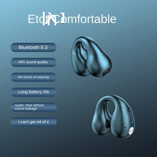 JMT-096266 AI Translation Bluetooth Headset with Long Battery Life and LED Display for Enhanced Air Conduction