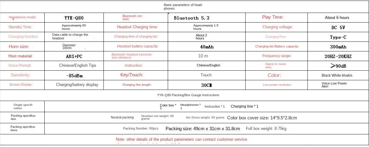 JMT-096266 AI Translation Bluetooth Headset with Long Battery Life and LED Display for Enhanced Air Conduction