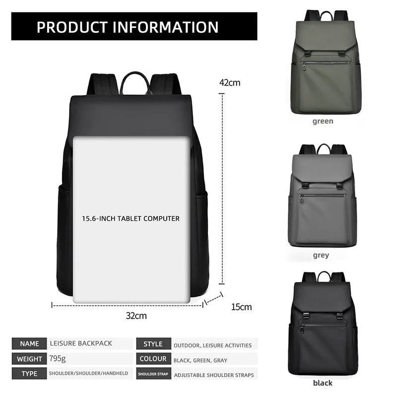 JMT-096266 Custom 17-Inch Casual Laptop Backpack for Men and Students