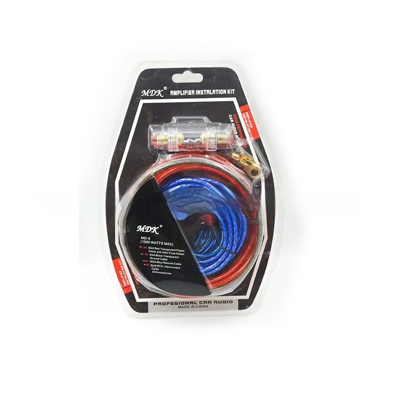 JMT-096266 RCA Audio Cable with Copper-Clad Aluminum Core for Subwoofer Amplifier Connection
