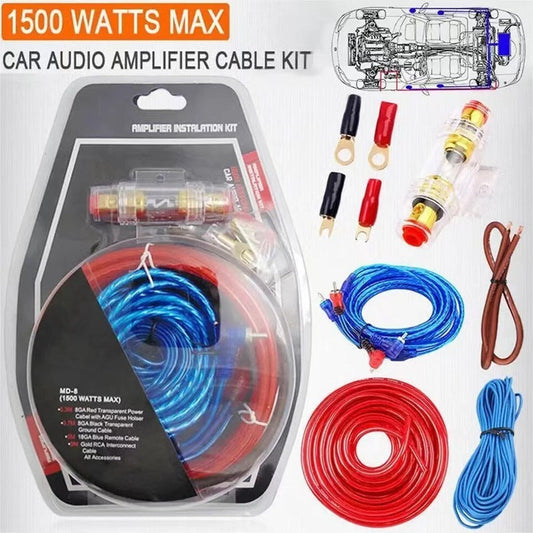 JMT-096266 RCA Audio Cable with Copper-Clad Aluminum Core for Subwoofer Amplifier Connection