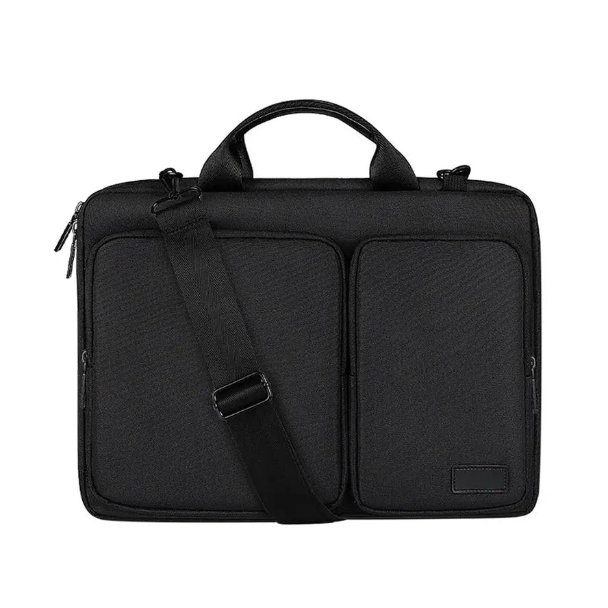 JMT-096650 Stylish Laptop Messenger Bag with Zipper Closure - Versatile Briefcase for Office Use