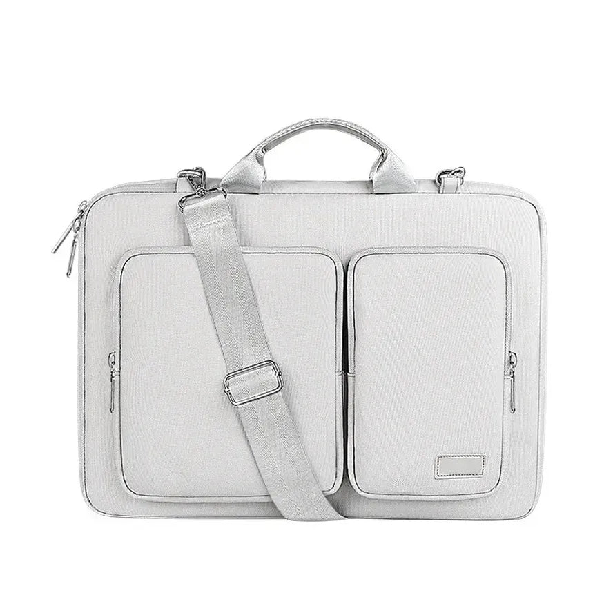 JMT-096650 Stylish Laptop Messenger Bag with Zipper Closure - Versatile Briefcase for Office Use