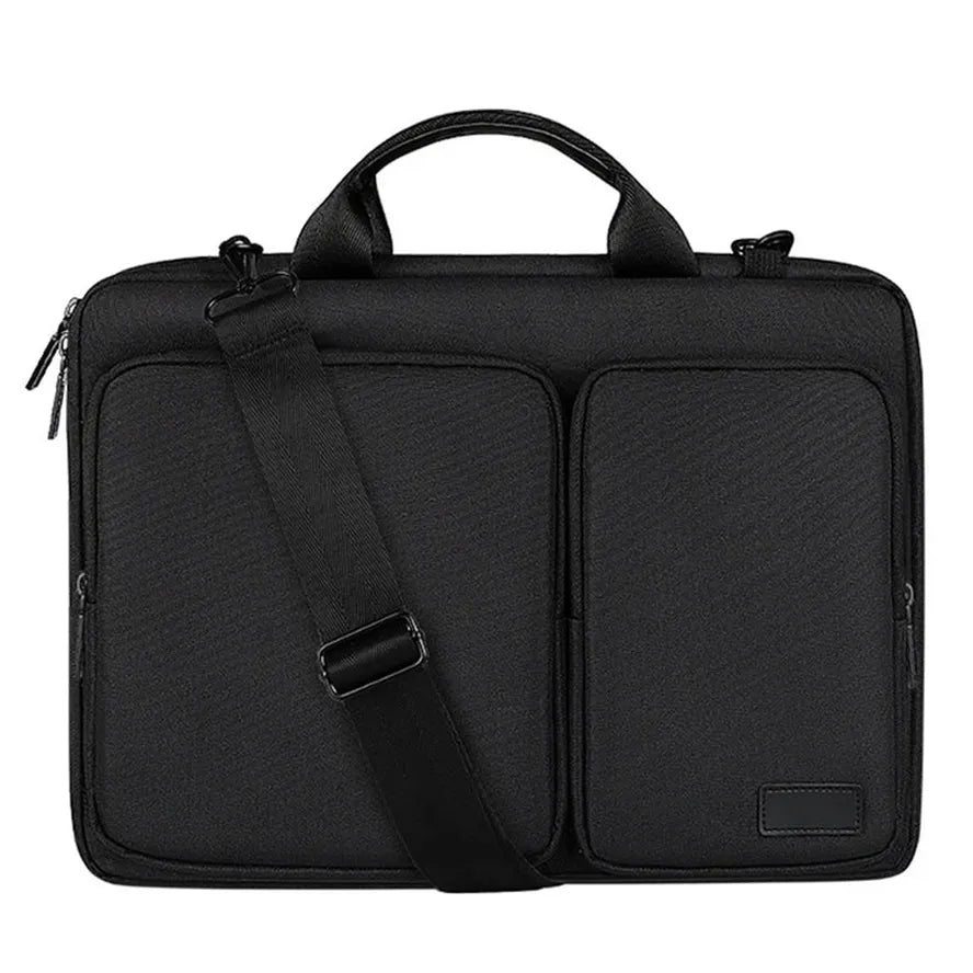 JMT-096650 Stylish Laptop Messenger Bag with Zipper Closure - Versatile Briefcase for Office Use