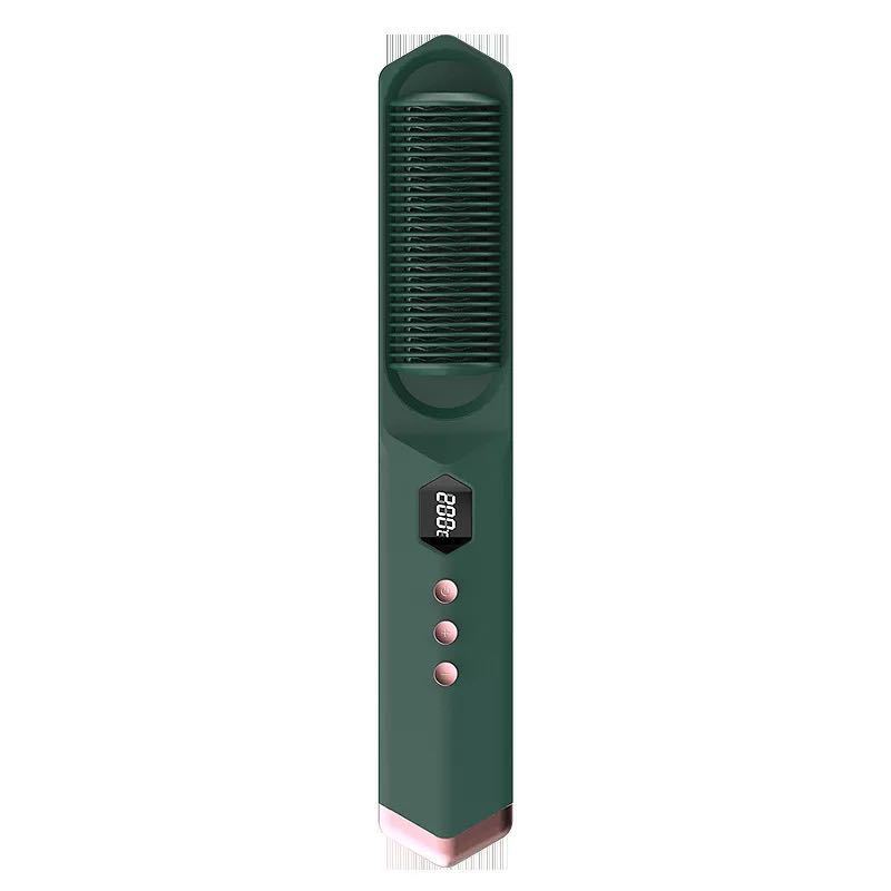 JMT-097226 Dual-Use Curly and Straight Hair Comb with Tourmaline Ceramic Technology