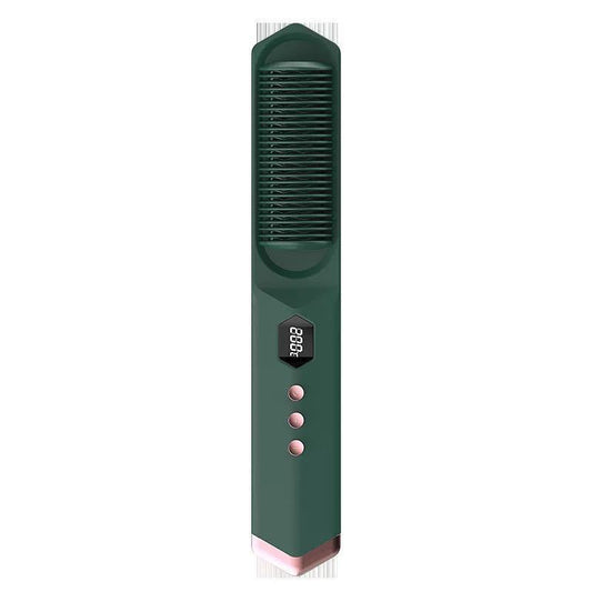 JMT-097226 Dual-Use Curly and Straight Hair Comb with Tourmaline Ceramic Technology