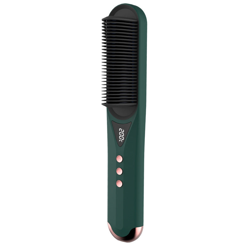 JMT-097226 Dual-Use Curly and Straight Hair Comb with Tourmaline Ceramic Technology