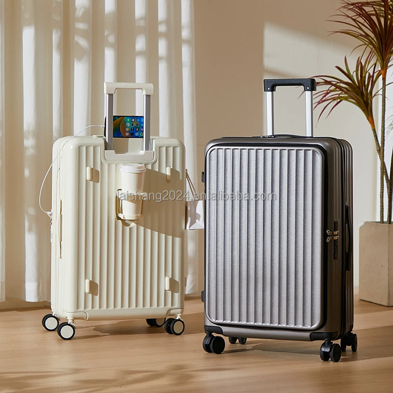 JMT-097290 Soft Shell Luggage Set with 4 Wheels – Durable Carry-On Travel Suitcase Collection