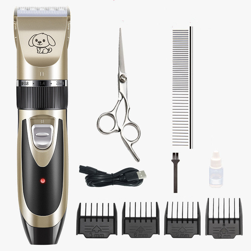 JMT-097482 Quiet Professional Pet Grooming Kit with Sharp Detachable Blade and Adjustable Length Options