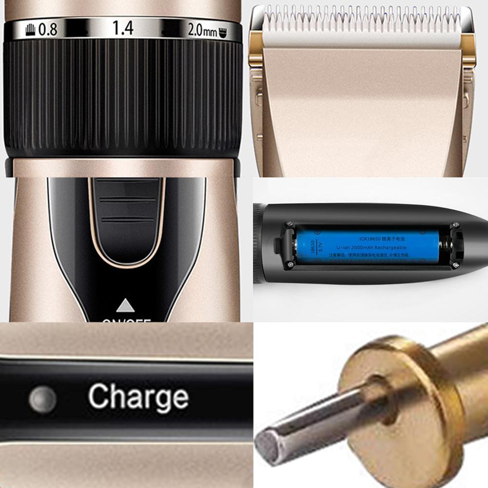 JMT-097482 Quiet Professional Pet Grooming Kit with Sharp Detachable Blade and Adjustable Length Options