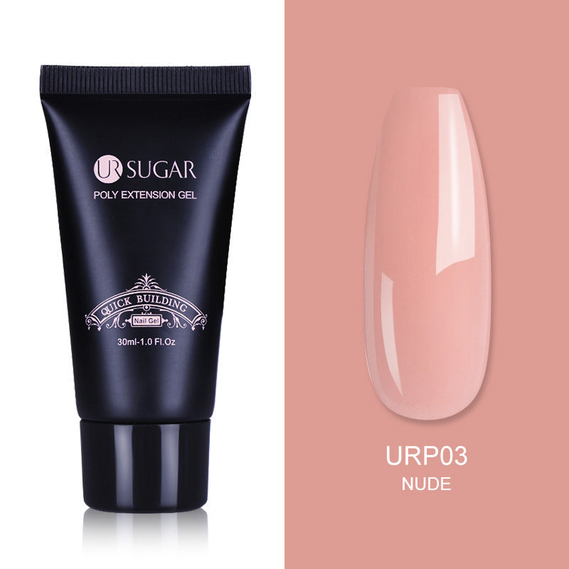 JMT-097546 Multicolor Nail Extension Gel Set - 30ml Cream Texture, Long Lasting Resin Formula