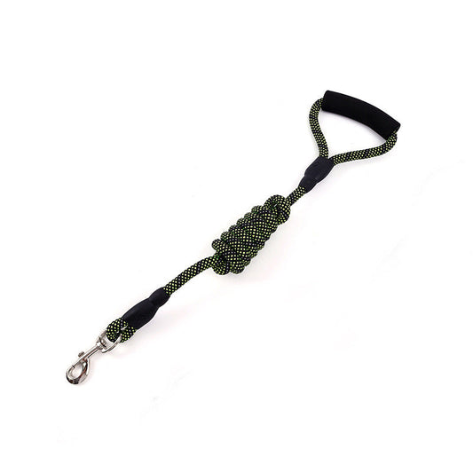 JMT-097738 Durable Nylon Dog Traction Rope with Comfortable Handle and Spring Mechanism