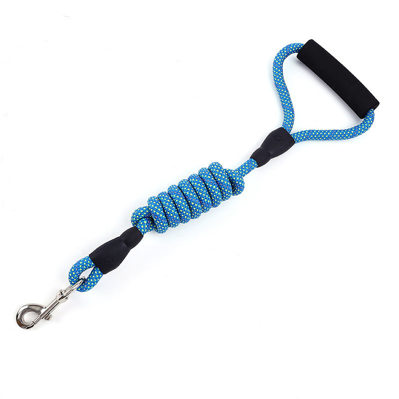 JMT-097738 Durable Nylon Dog Traction Rope with Comfortable Handle and Spring Mechanism