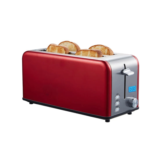 JMT-098058 Smart Touch Screen 4-Slice Electric Breakfast Toaster for Home Use