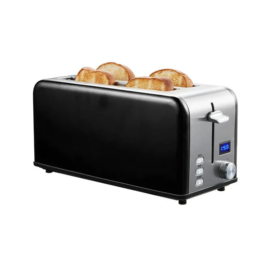 JMT-098058 Smart Touch Screen 4-Slice Electric Breakfast Toaster for Home Use