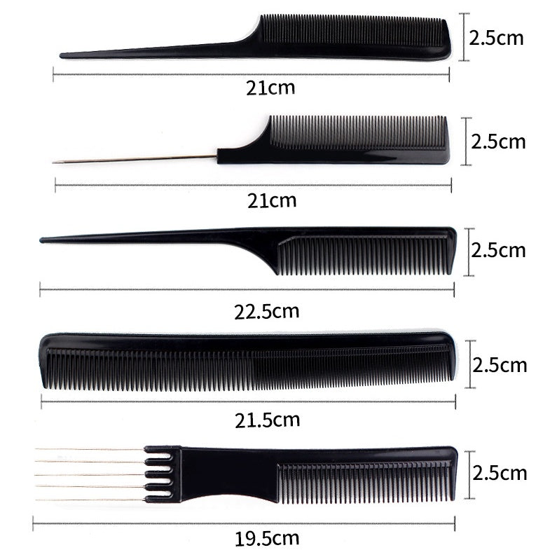 JMT-098378 10-Piece Hair Comb Set for Various Styling Needs