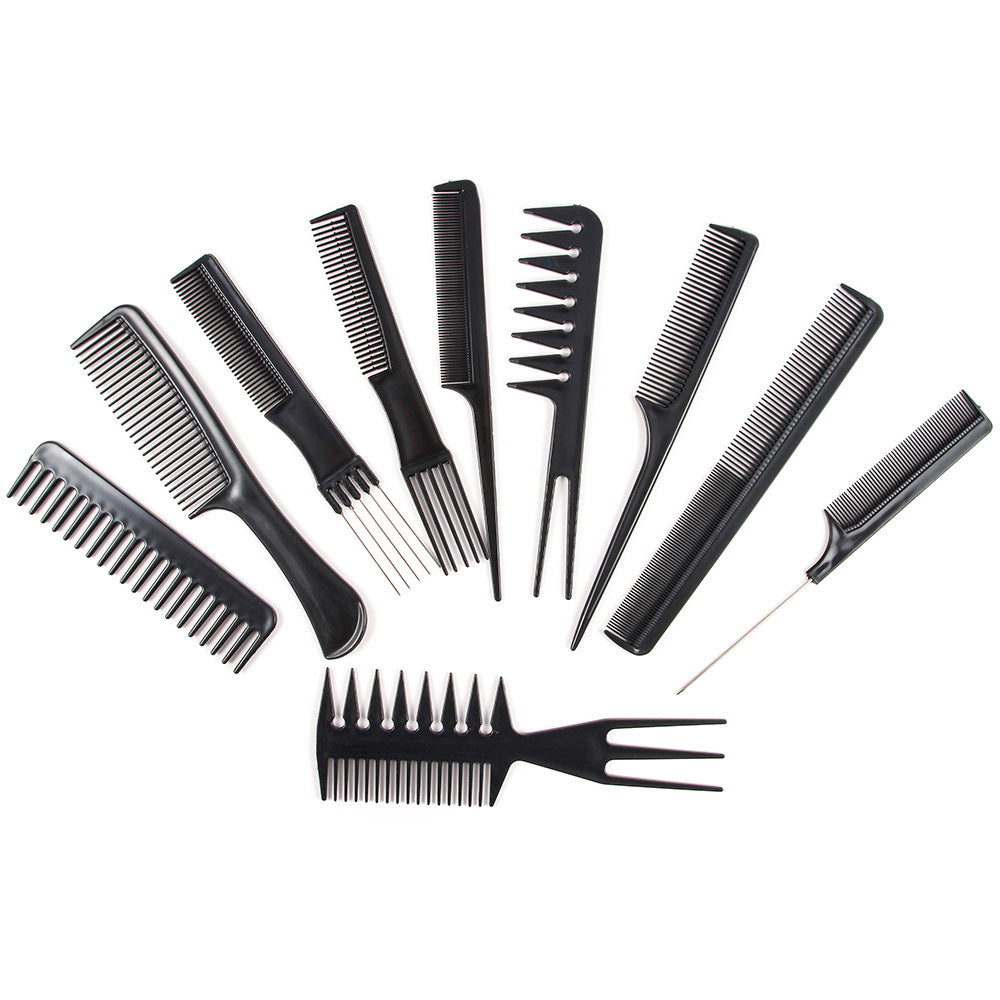 JMT-098378 10-Piece Hair Comb Set for Various Styling Needs