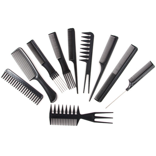 JMT-098378 10-Piece Hair Comb Set for Various Styling Needs