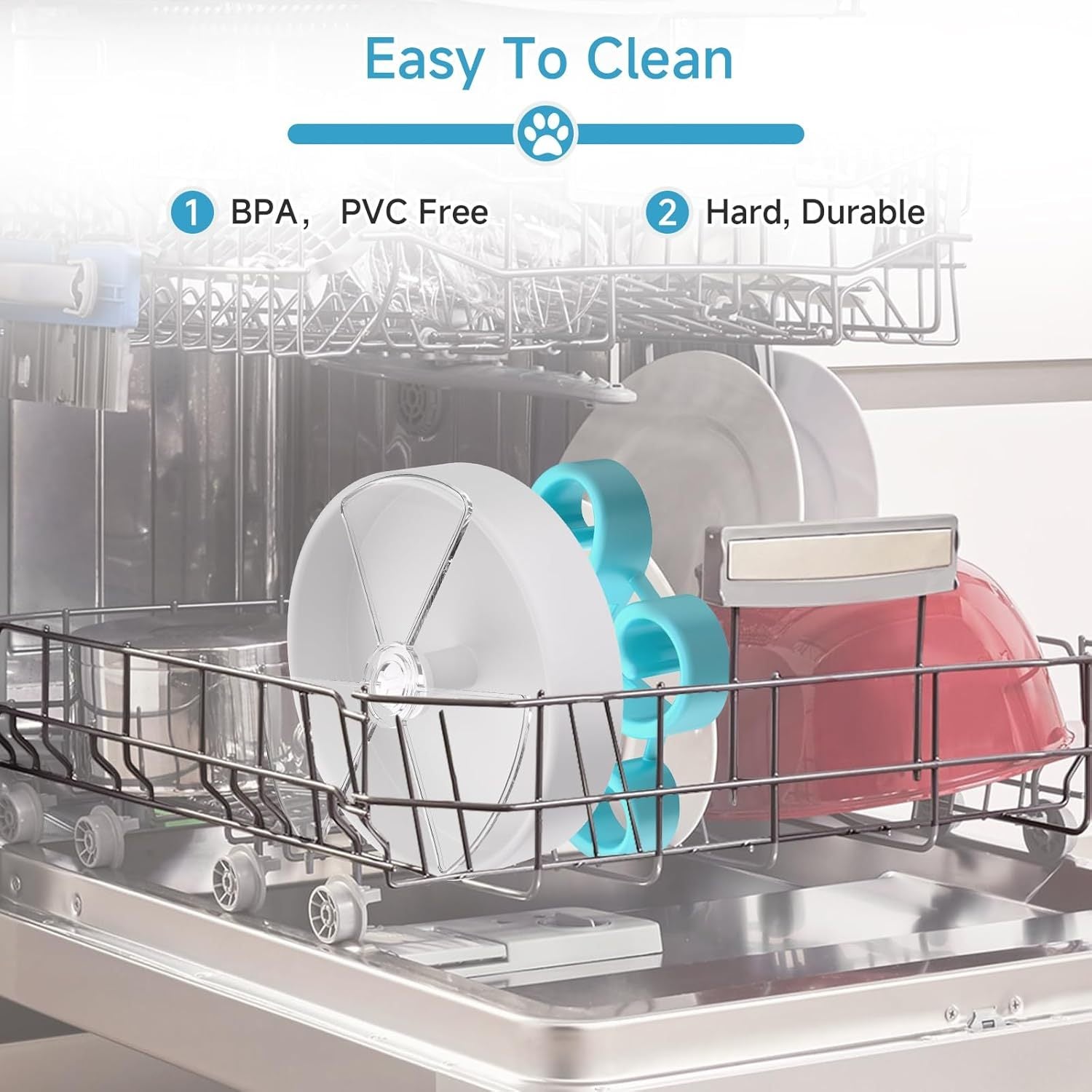 JMT-098570 Interactive Slow Feeder Dog Bowl with Maze Design - Non-Slip Puzzle Feeder for Dry, Wet, and Raw Food