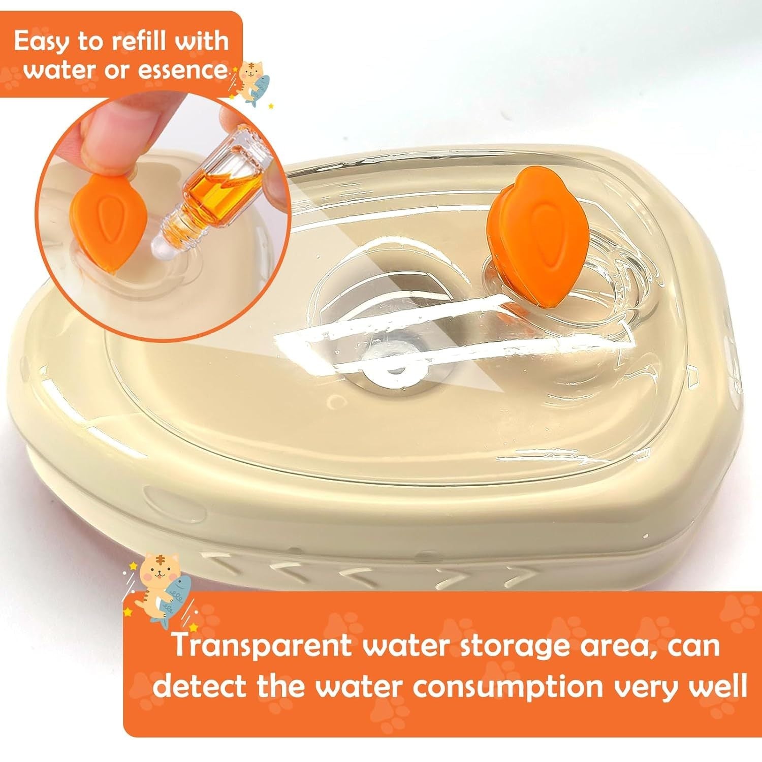 JMT-098634 4-in-1 Steam Cat Brush with Vibration Massage and Ringworm Detector for Effective Grooming and Hair Removal