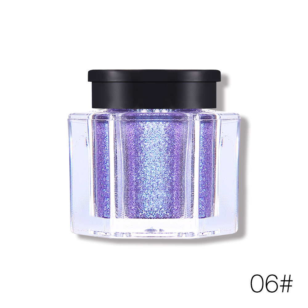 JMT-098826 Polarized Diamond Eyeshadow Powder - 8 Vibrant Colors Including Purple, Gold, Green, and More
