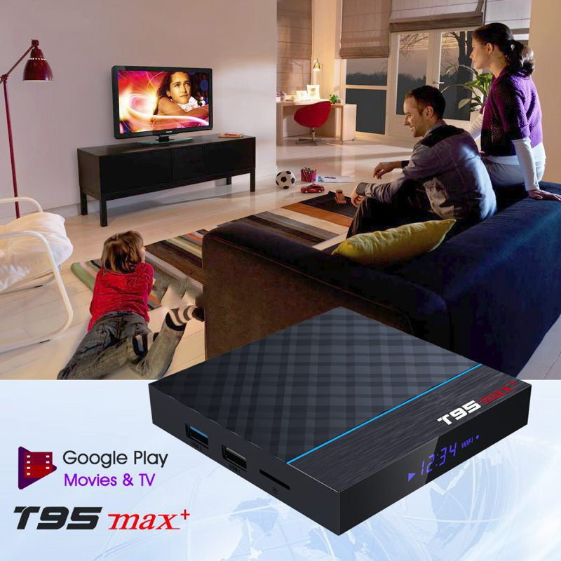 JMT-098890 Amlogic S905X3 Quad-Core Android 9.0 Smart TV Box with Streaming Capabilities