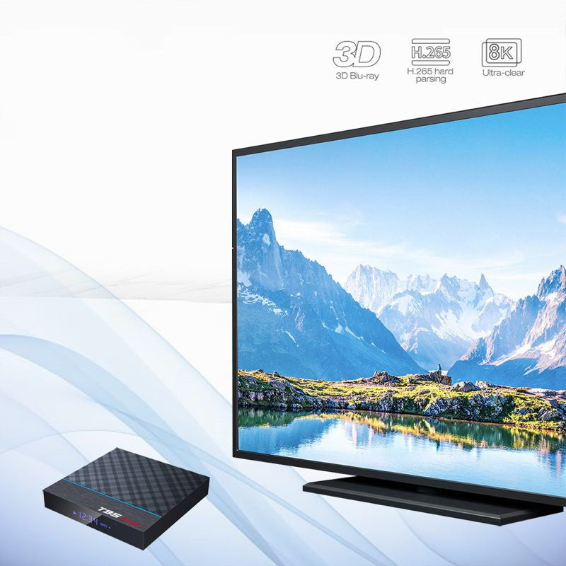 JMT-098890 Amlogic S905X3 Quad-Core Android 9.0 Smart TV Box with Streaming Capabilities