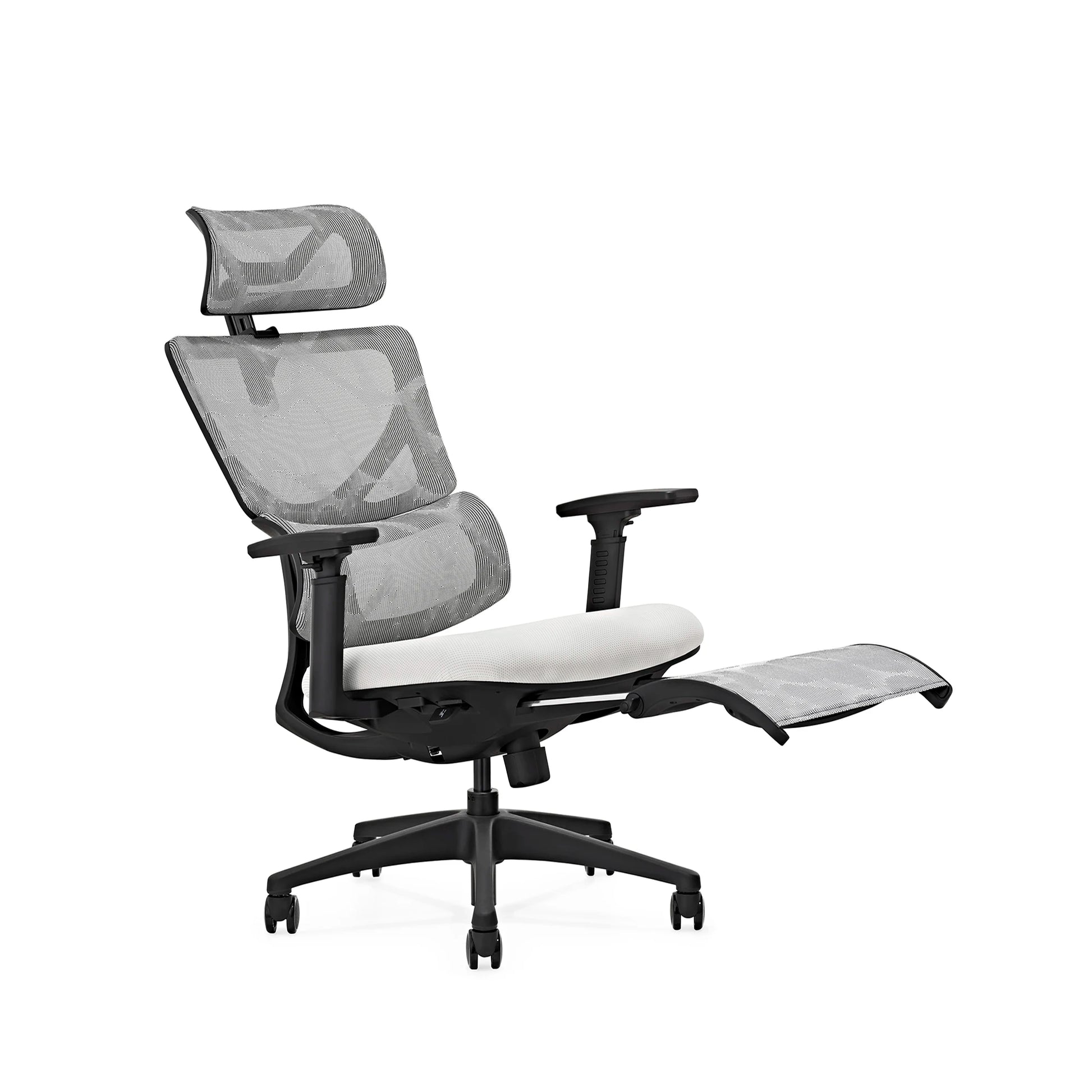 JMT-099146 Ergonomic Height Adjustable Mesh Computer Chair with Lumbar Support and Footrest