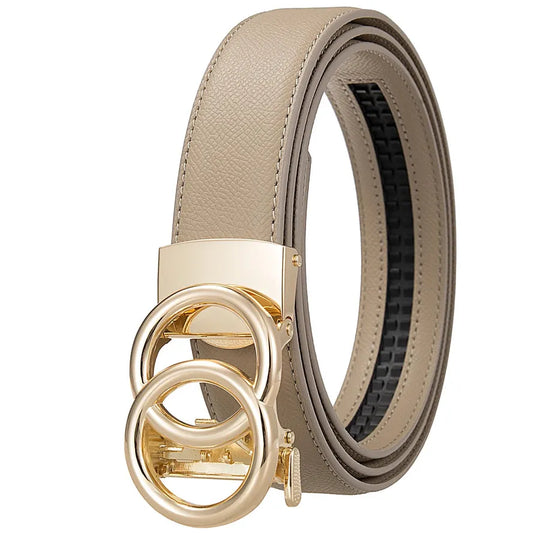 JMT-099146 Luxury Leather Women's Belt – Designer Styling for Every Occasion