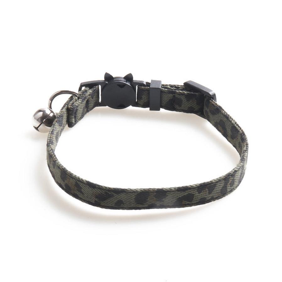 JMT-099210 Soft Cloth Cat Collar with Adjustable Size and Bell