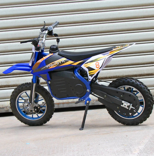 JMT-099466 High-Power 500W/800W Electric Mini Pit Bike for Kids - 36V/48V 3-Wheel Motocross Dirt Bike , Top Speed 27.9 mph
