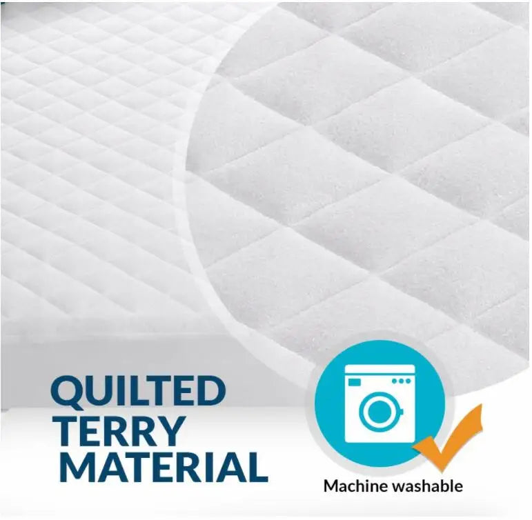 JMT-099466 Hypoallergenic Quilted Waterproof Crib Mattress Protector Fitted Sheets for Infants
