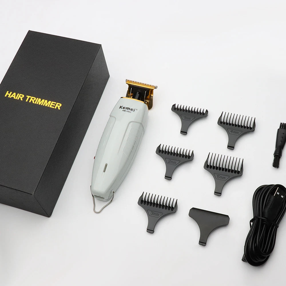 JMT-099786 Rechargeable Electric Hair Clipper with Stainless Steel Blades and USB Charging