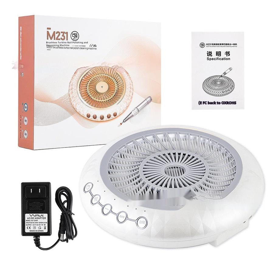 JMT-099850 Low Noise Turbofan Nail Dust Remover in Gray