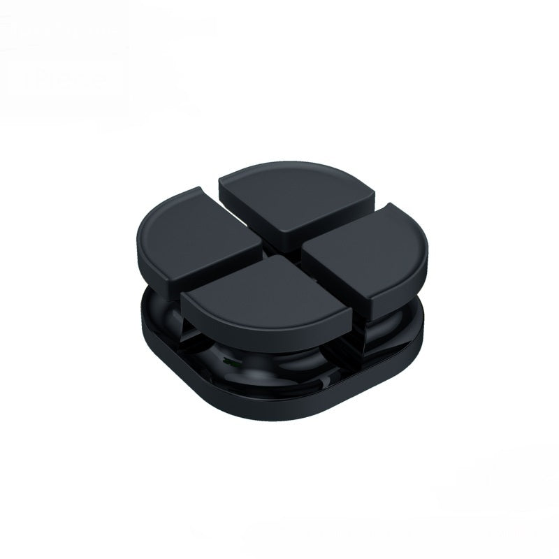 JMT-099850 Silicone Cross USB Cable Organizer Clip for Tidy and Efficient Management