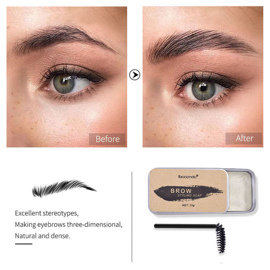 JMT-099978 Natural Wild Eyebrow Styling Soap - Clear and Transparent Eyebrow Cream, 20g