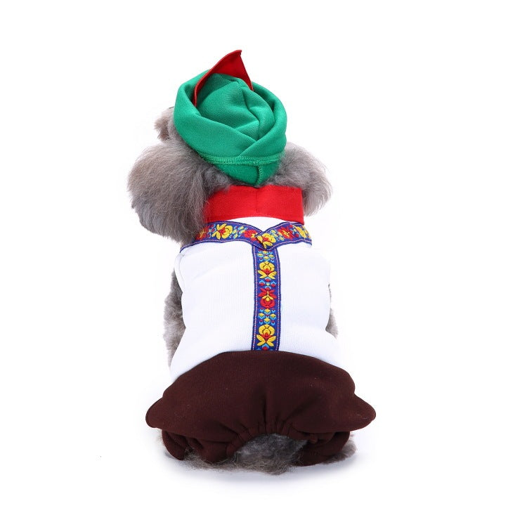 JMT-100170 Creative Halloween and Christmas Costumes for Pets - Fun Polyester Outfits in Various Styles and Sizes