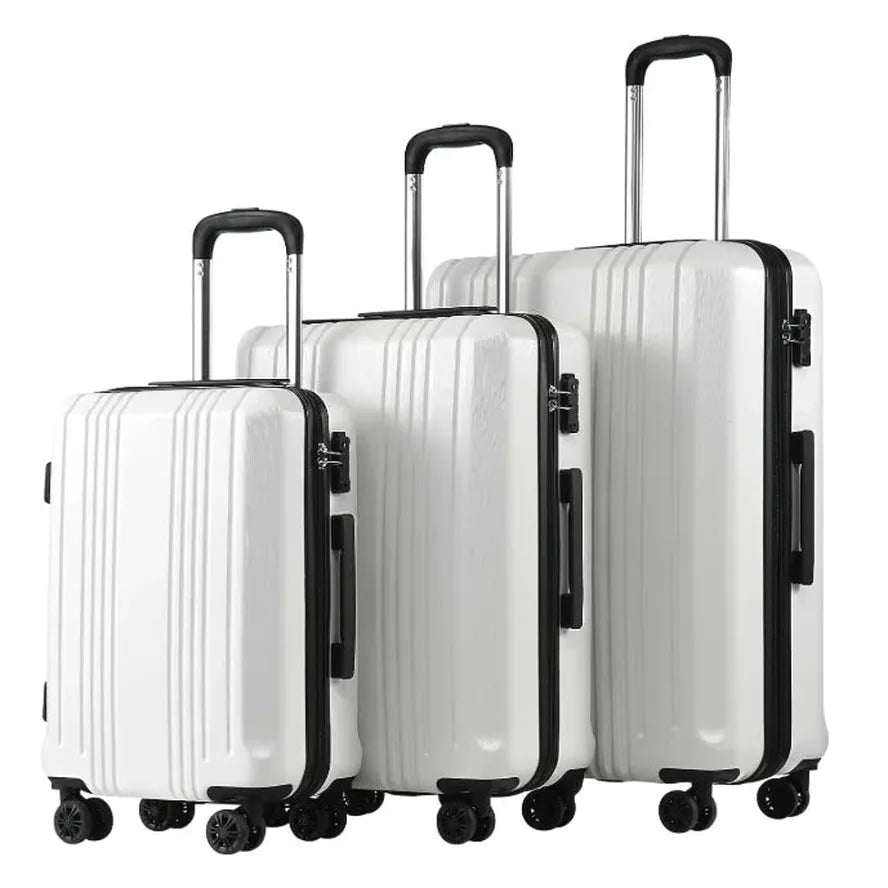 JMT-100490 Trolley Suitcase Set - 2-Piece Luggage Set with 18-inch and 20-inch Spinner Wheels for Travel