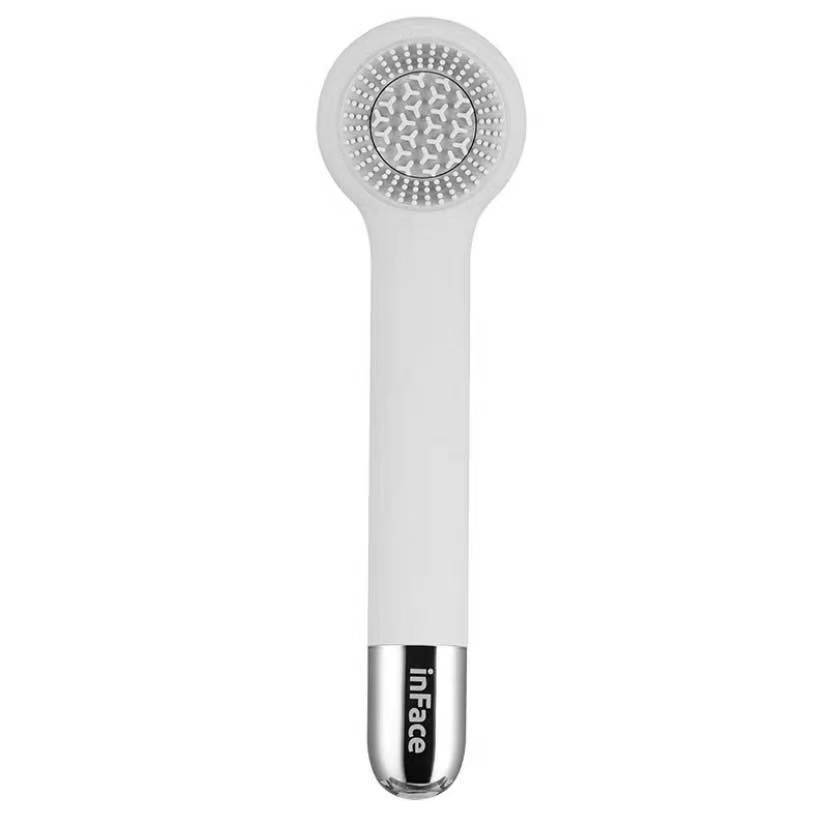 JMT-100682 Electric Back Massage Brush with 4 Rotating Heads, Waterproof Bathing Tool for Skin Exfoliation and Cleaning