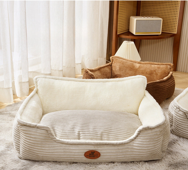 JMT-101002 All-Season Dog Bed with Removable and Washable Cover for Small and Medium Dogs