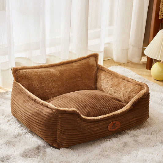 JMT-101002 All-Season Dog Bed with Removable and Washable Cover for Small and Medium Dogs
