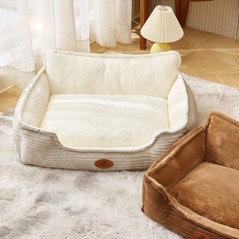 JMT-101002 All-Season Dog Bed with Removable and Washable Cover for Small and Medium Dogs