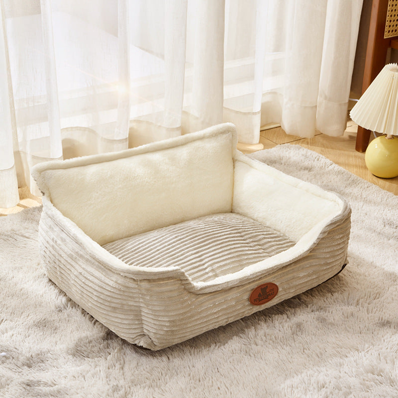 JMT-101002 All-Season Dog Bed with Removable and Washable Cover for Small and Medium Dogs
