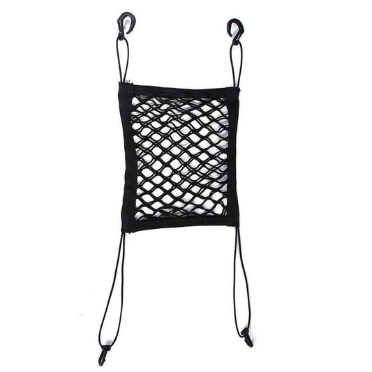 JMT-101706 Car Pet Isolation Net - Oxford Cloth Back Seat Barrier for Pet Safety - Black - Compact & Lightweight Design